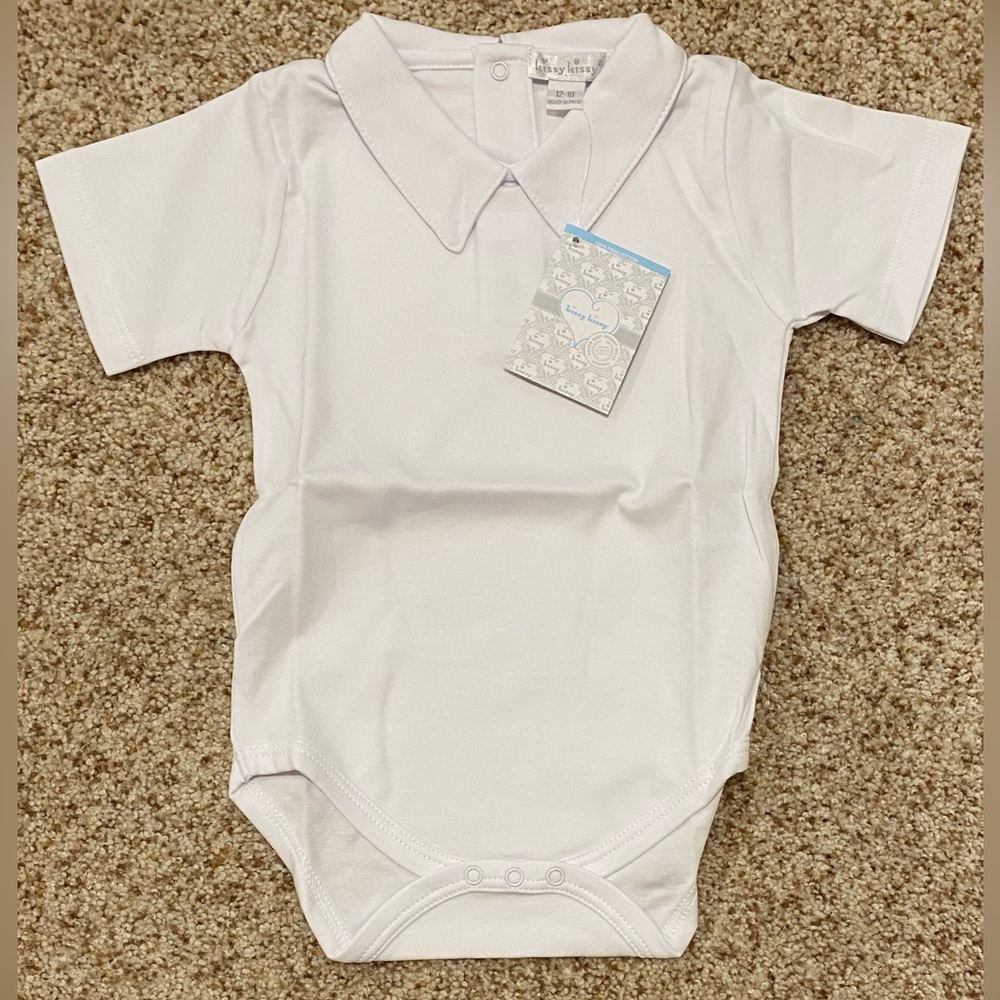 NWT Kissy Kissy Peter Pan short sleeve onesie